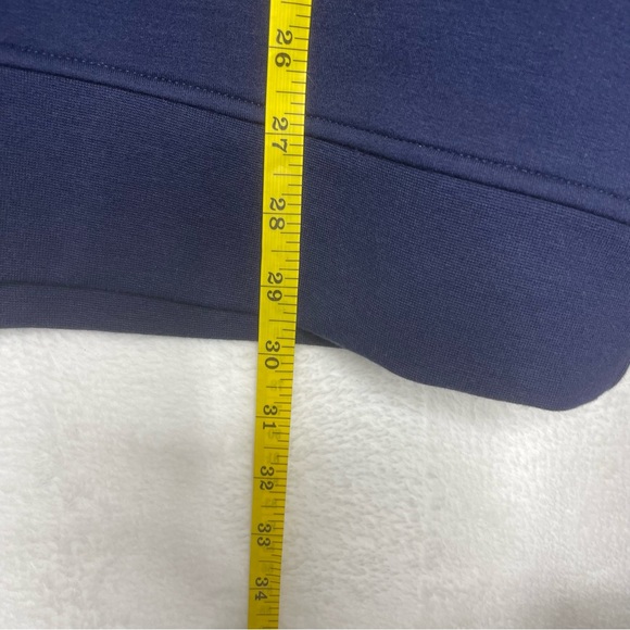 New Club Room Men’s Quarter Zip Classic Navy Grey Size Large NWT - Picture 4 of 8